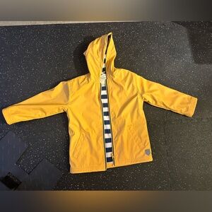 Hatley Hooded Jacket with Striped Lining -EUC